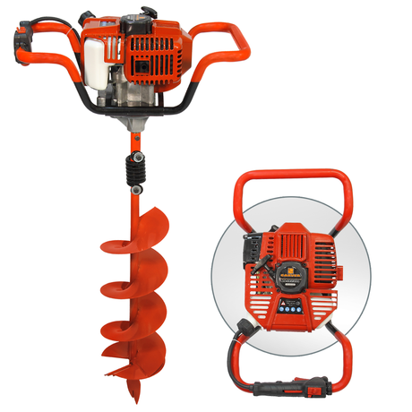 Мотобур Carver AG-252/200 PRO со шнеком 200 мм