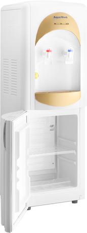 Кулер Aqua Work 28L-B/B бело-золотистый