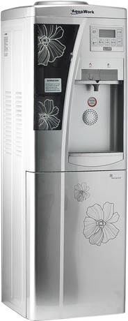 Кулер Aqua Work TY-LYR3B/С серебристый/цветочный узор