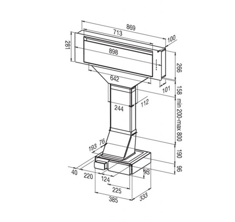 Вытяжка кухонная Best  GHIBLI Slim