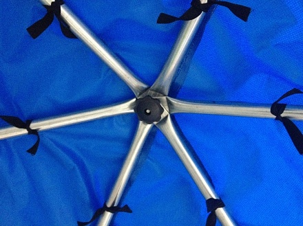 Батут Optifit  Like Blue 14ft с синей крышей