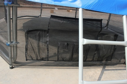 Батут Optifit  Like Blue 14ft с желтой крышей