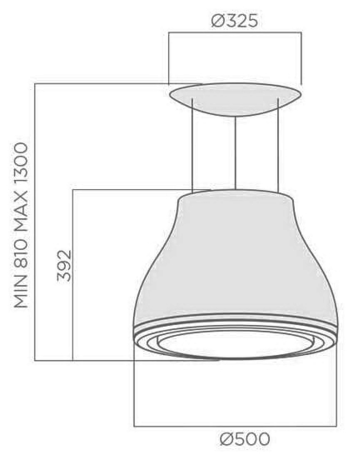 Вытяжка кухонная Elica SHINING COPPER/F/50