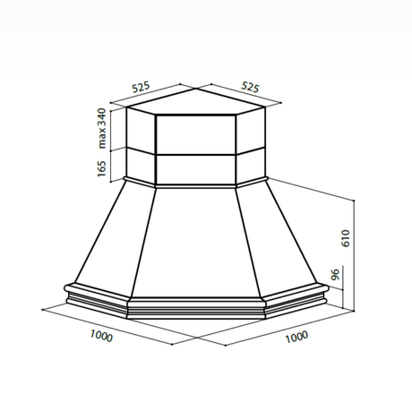 Вытяжка кухонная LEX GLORIA  WHITE