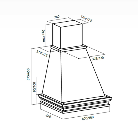Вытяжка кухонная LEX VERONA 600 WHITE