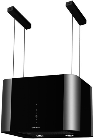 Вытяжка кухонная Maunfeld  BOX ISLA 45 черное стекло