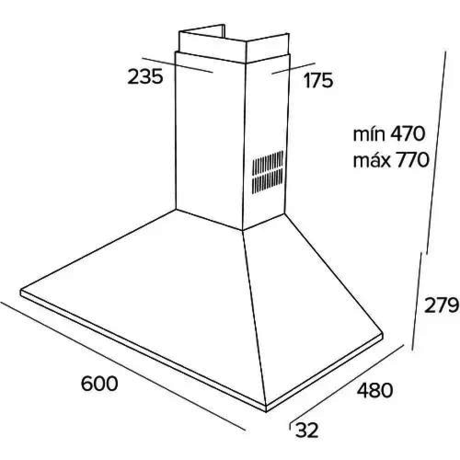 Вытяжка кухонная Teka  DBB 60 WHITE