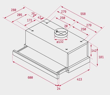 Вытяжка кухонная Teka  TL 6310 IX