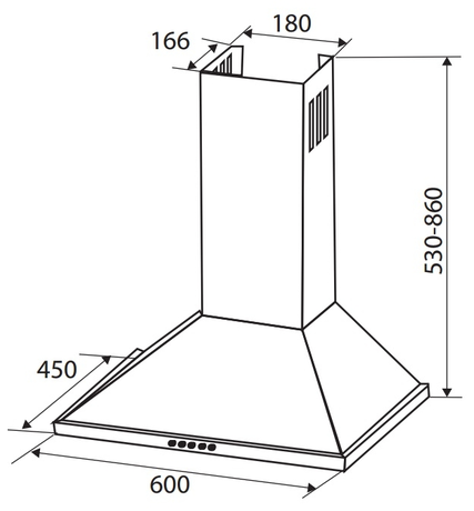 Вытяжка кухонная Zigmund & Shtain  K 137.61 W