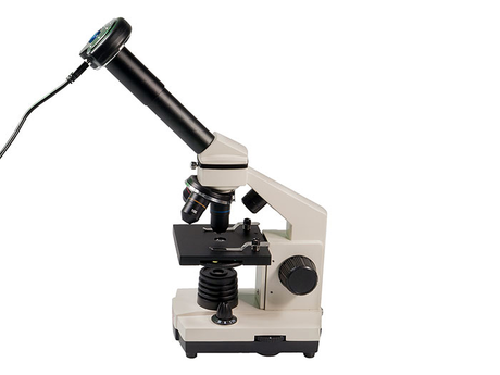Микроскоп Микромед Эврика 40х–1280х с видеоокуляром, в кейсе