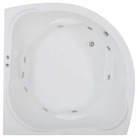 Ванна  BAS Ривьера 1610х1610 без гидромассажа