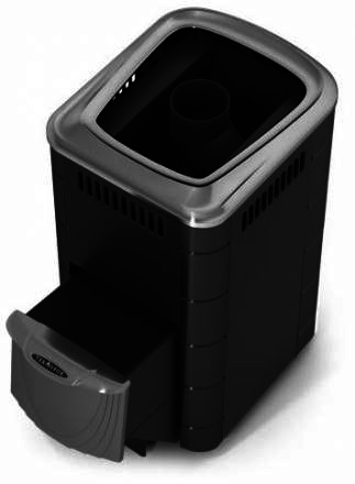 Печь TMF Тунгуска 2017 Carbon нержавеющая дверца антрацит