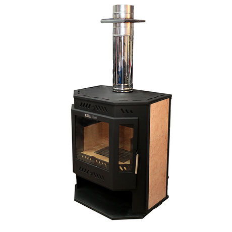 Печь УЗПО Бранденбург Призма с верхним дымоходом