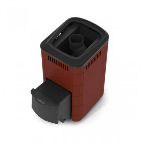 Печь TMF Тунгуска 2017 Carbon нержавеющая дверца терракот