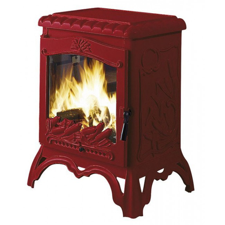 Печь ЭкоКамин  Invicta Chambord красная эмаль