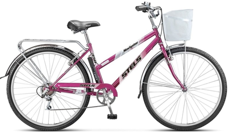 Велосипед STELS  Navigator 350 Lady 28 (2017) фиолетовый, рост 20