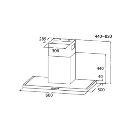 Вытяжка кухонная Midea  MH 60C 405 GW