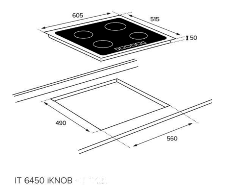 Варочная панель Teka  IT 6450 IKNOB