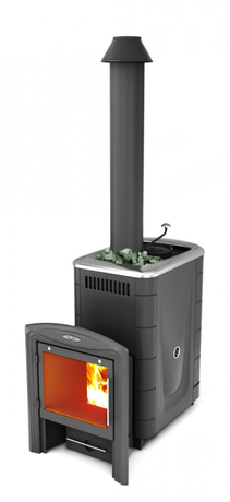 Печь TMF Скоропарка 2017 Inox Витра антрацит