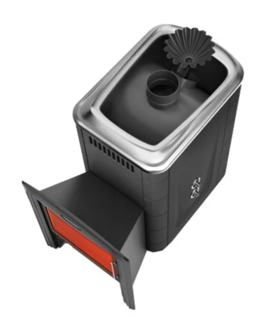 Печь TMF  Ангара 2012 Carbon Витра ЗК ТО антрацит