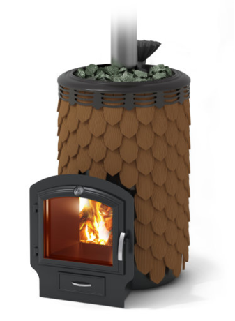 Печь TMF Альфа Панголина Лайт Inox ЧДБСЭ ЗК терракота