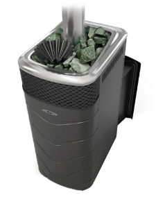 Печь TMF Гейзер XXL 2017 Carbon Витра ЗК антрацит