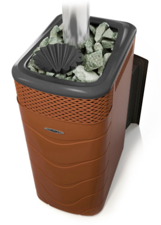 Печь TMF Гейзер XXL 2017 Carbon Витра ЗК терракота