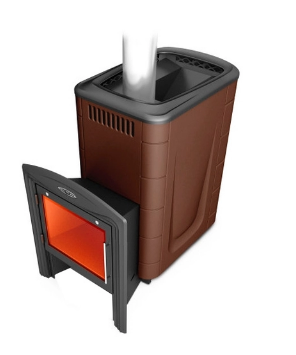 Печь TMF Тунгуска 2011 Inox Витра шоколад