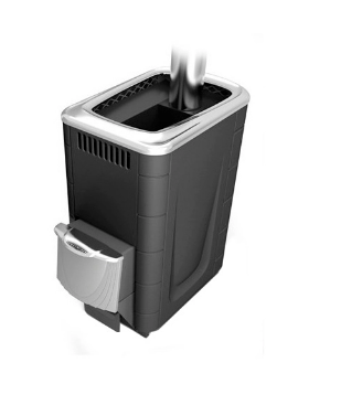 Печь TMF Тунгуска 2011 Inox ДН КТК антрацит