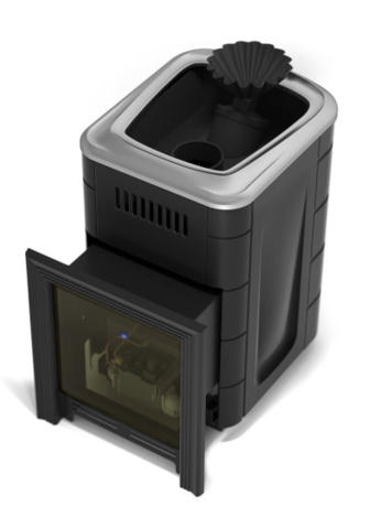 Печь TMF Таймыр Мини 2017 Carbon БСЭ ЗК антрацит