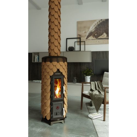 Печь TMF Сента Панголина шамот-терракота