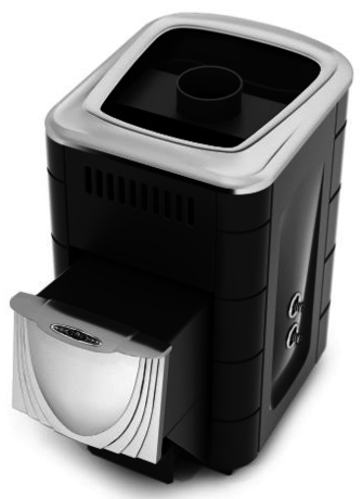 Печь TMF Компакт 2017 Carbon ДН ТО антрацит