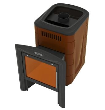 Печь TMF Компакт 2017 Inox Витра терракота