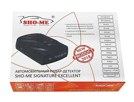 Радар-детектор Sho-Me  SIGNATURE EXCELLENT