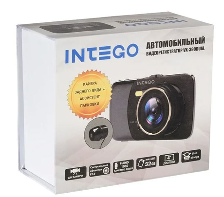 Видеорегистратор Intego VX-390 DUAL