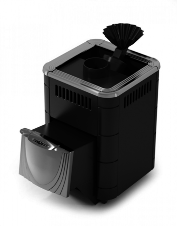 Печь TMF Гейзер Микра 2017 Inox ДН ЗК антрацит