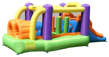 Надувной батут Happy Hop  "Полоса препятствий" 9063