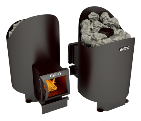 Печь Grill'D Aurora 180 long black