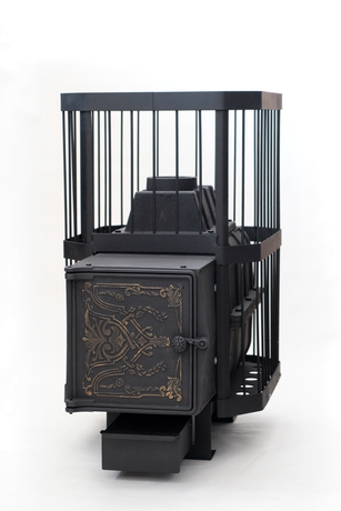 Печь НМК  Сибирь-24 с чугунной топочной дверцей