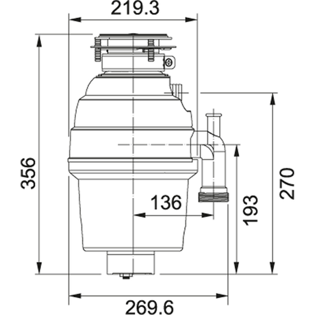 Измельчитель бытовых отходов Franke  TP 50
