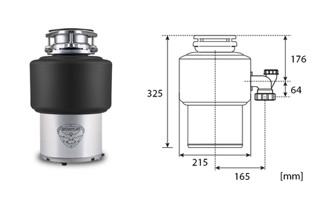 Измельчитель бытовых отходов Status Premium 150