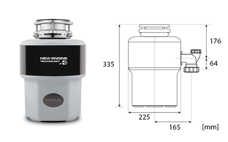 Измельчитель бытовых отходов Status Premium 400