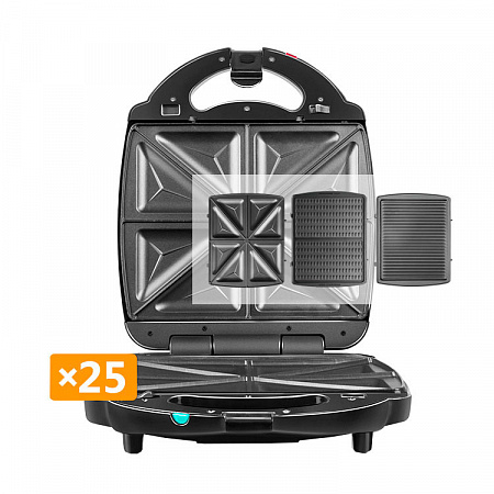 Мультипекарь REDMOND  RMB-M716/3 черный/сталь