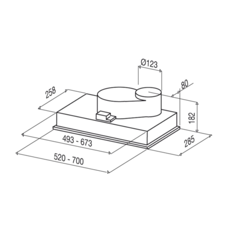 Вытяжка кухонная Best  CERNOBBIO MET 70