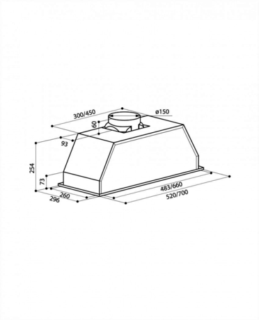 Вытяжка кухонная LEX GS Bloc 600