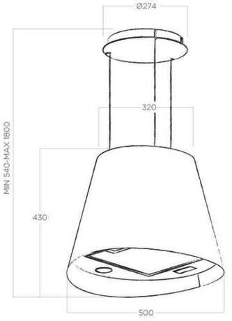 Вытяжка кухонная Elica JUNO URBAN CAST IRON/F/50