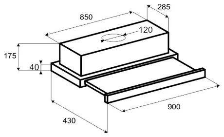 Вытяжка кухонная Zigmund & Shtain  K 007.91 S