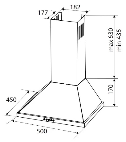 Вытяжка кухонная Zigmund & Shtain  K 128.51 S