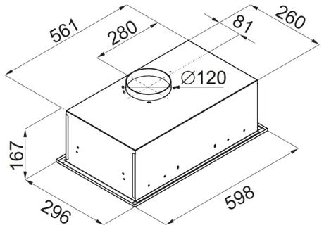 Вытяжка кухонная Maunfeld  CROSBY SINGL 60 нержавеющая сталь