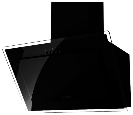 Вытяжка кухонная LEX MIKA G 500 Black